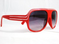 Oculos Diesel Vermelho com Listas brancas